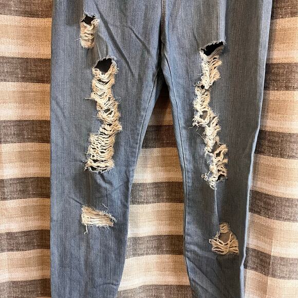 Joe’s Jeans Light Wash Distressed “The Legging” Fit Jeans Size Medium‎ - Picture 4 of 9